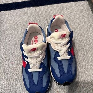 New Balance Kids' Navy and Red Sneakers